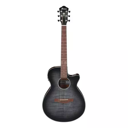 Guitarra Electroacústica Ibanez AEG70 para diestros transparent charcoal burst nogal brillante