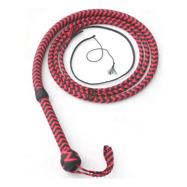 12 Hebra Nailon Estilo Indiana Jon Color Rojo Negro