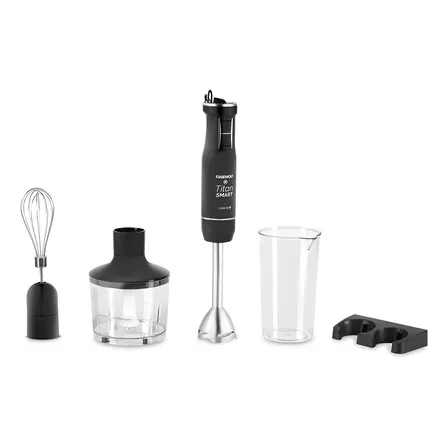 Mixer Batidora De Mano Minipimer 1000w Vaso Batidor Daewoo Negro