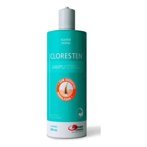 Shampoo Dr. Clean Cloresten Antibacteriano Antifúngico 500ml