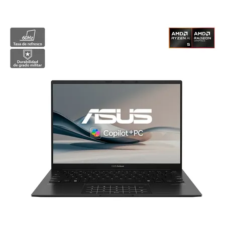 Notebook Asus Zenbook 14 Ryzen Ai 5 16gb 512gb 11 Home Jade Black
