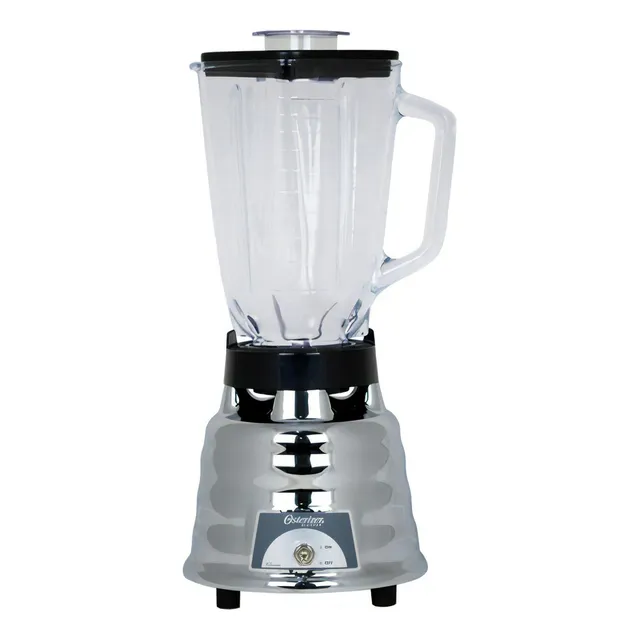 Licuadora Oster Clásica Cromada 1 Velocidad Vidrio M450-10 Color Gris