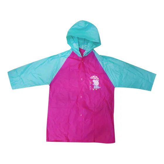 Pilot Infantil Lluvia Peppa Pig Con Capucha