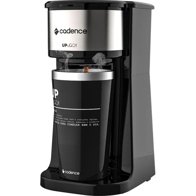 Cafeteira Cadence To Go CAF201 semi automática preta de filtro 127V