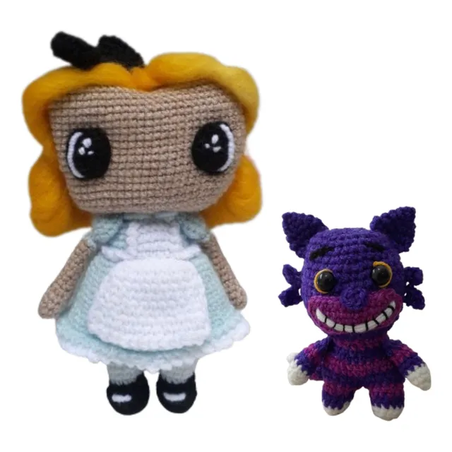 Kit Amigurumi Gato Sonriente Alicia 20cm