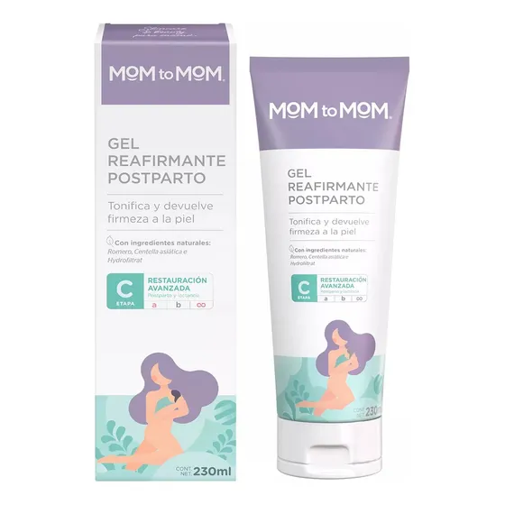 Gel para abdomen Mom to Mom Etapa c Gel Reafirmante Postparto en tubo 230mL floral