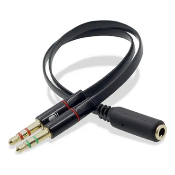 Cable Plus Audio Micrófono Sonido Laptop Pc