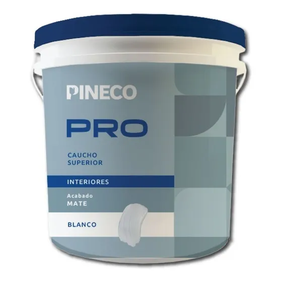 Pintura Clase B+ Para Interiores Blanco Mate Pineco Paila