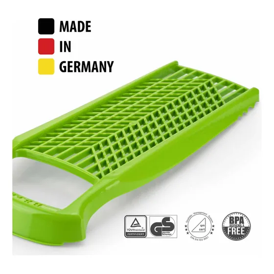 Rallador De Verduras Fino Grueso 2 En 1 Borner Reibe Power Color Verde