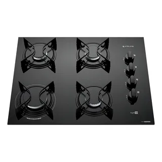 Cooktop 4 Bocas Preto Com Mesa Vidro Atlas Agile Up 127/220v Preto Cooktop 4 Bocas Preto Com Mesa Vidro Atlas Agile Up 127/220v Preto
