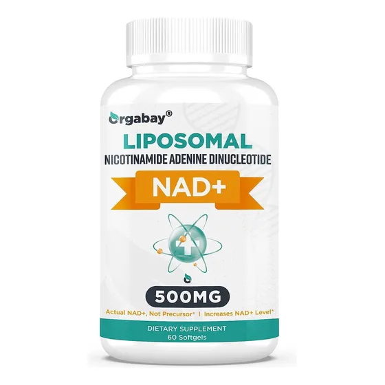 Liposomal Nad+ De 500 Mg, Alta Absorción, 60 Cápsula Orgaby Sabor Sin Sabor