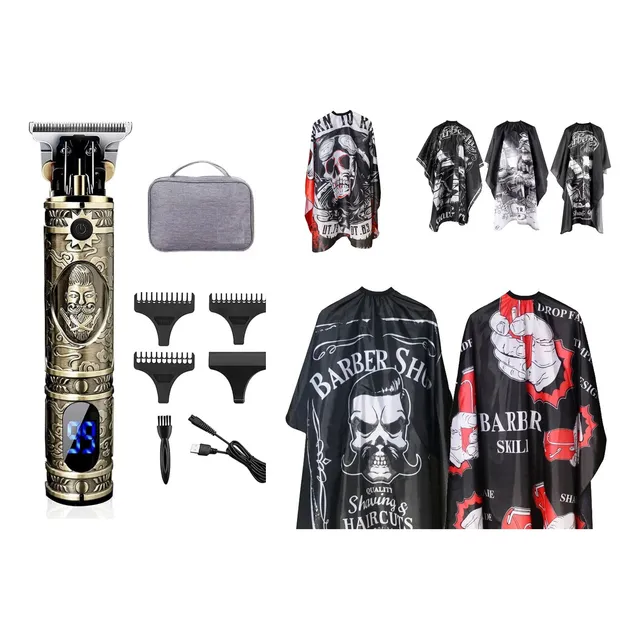Maquina Cortapelo Barba Y Corporal Con Capa Y Estuche Regalo