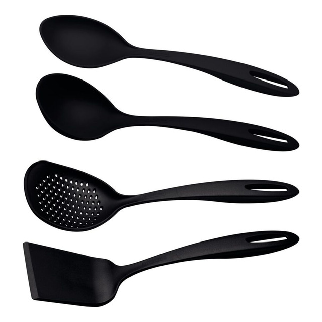 Kit Jogo Utensílios Cozinha Tramontina Conjunto 4 Pç Kit Jogo Utensílios Cozinha Tramontina Conjunto 4 Pç