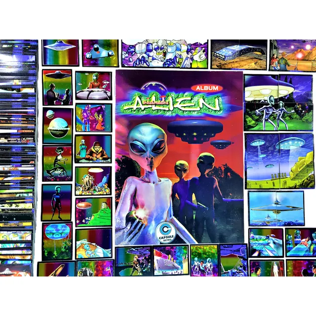 Álbum Invasión Alien Completo Para Pegar + 4 Póster