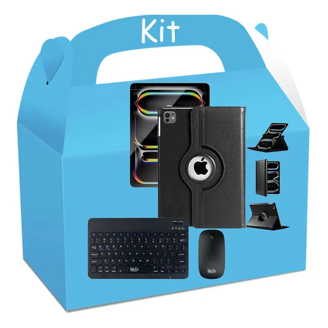 Funda Para iPad Pro 11 M4 2024 + Vidrio +teclado +mouse