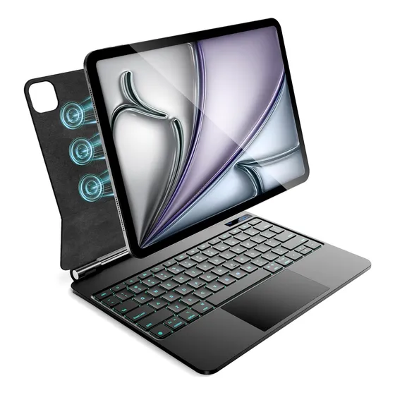 Funda Con Teclado Mágico Para iPad Air 4/5 Air 11 Con Ñ