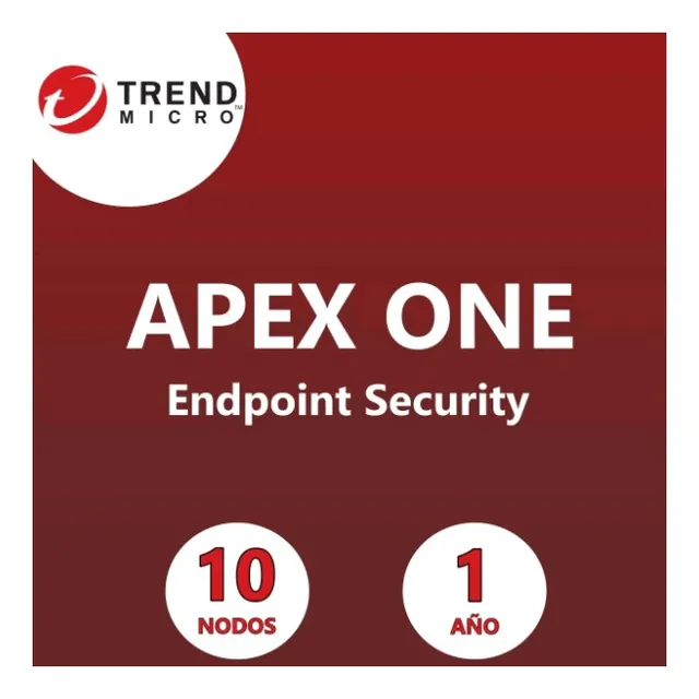 Trend Micro® Apex One  10 Nodos  1 Año