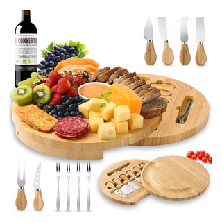 Lujosa Tabla Redonda De Carnes Frías Alta Calidad Fácil Lujosa Tabla Redonda De Carnes Frías Alta Calidad Fácil