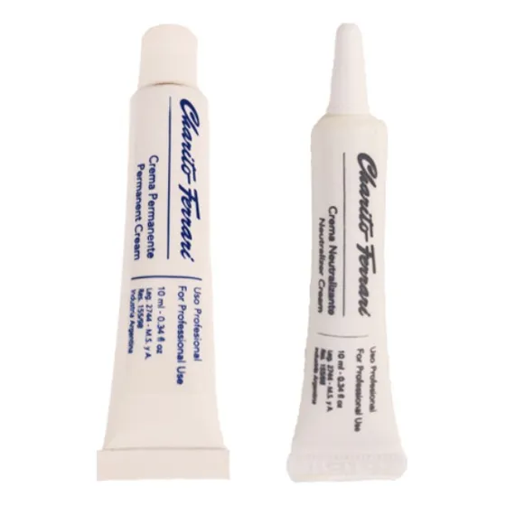 1 Permanente 10ml + 1 Neutralizante 10ml - Charito Ferrari
