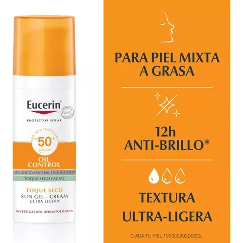 Protector Solar Eucerin Toque Seco Oil 50ml