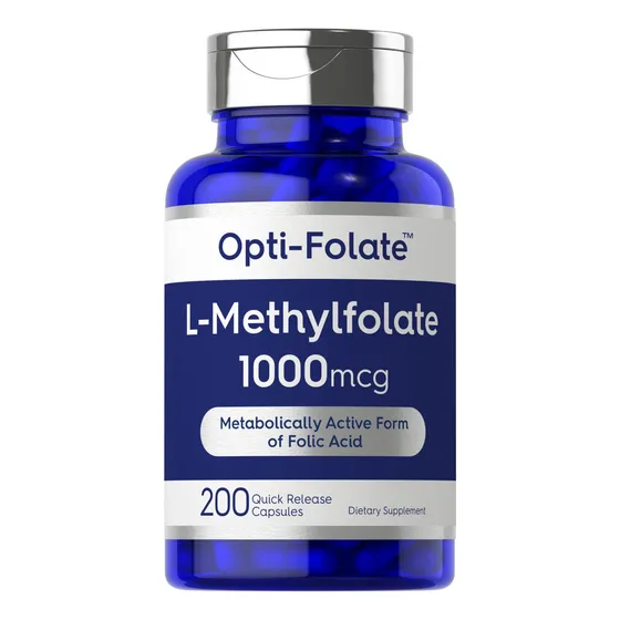 Suplemento Carlyle L Metilfolato 1000 Mcg 200 Cápsulas