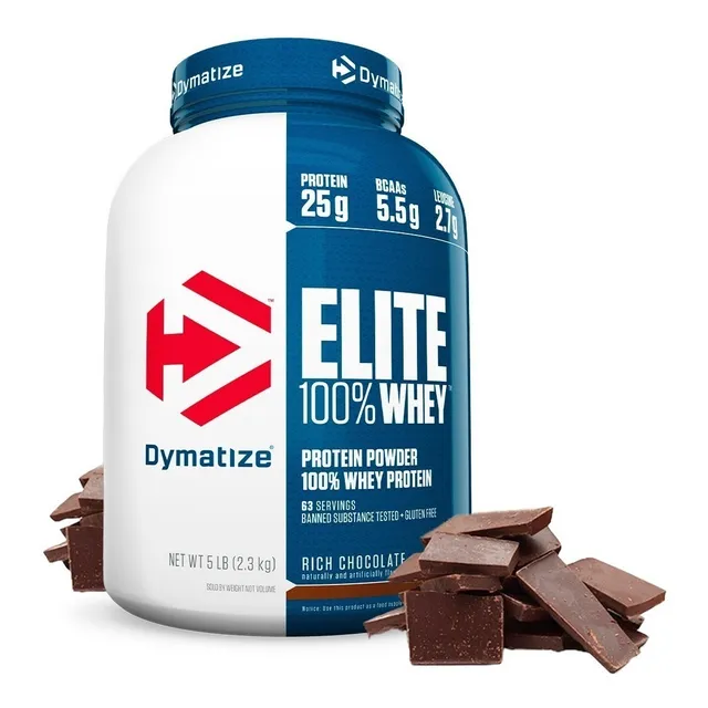 Elite Whey Proteina Americana Dymatize 5lb Tienda Fisica