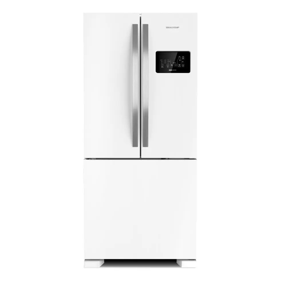 Geladeira Brastemp Frost Free French Door Bro85ab Inverter Branco