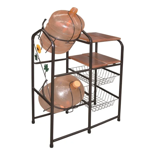 Mueble Para Cocina Doble Garrafon Organizador Gabinete Rack