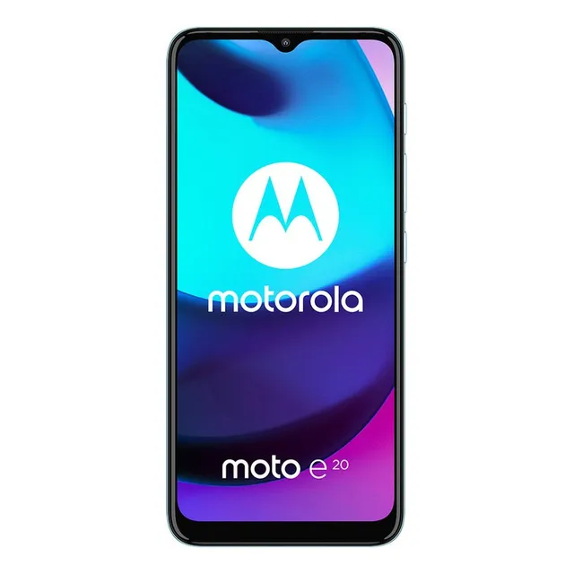 Celular Motorola E20 32GB 2GB de ram Color Azul Aqua