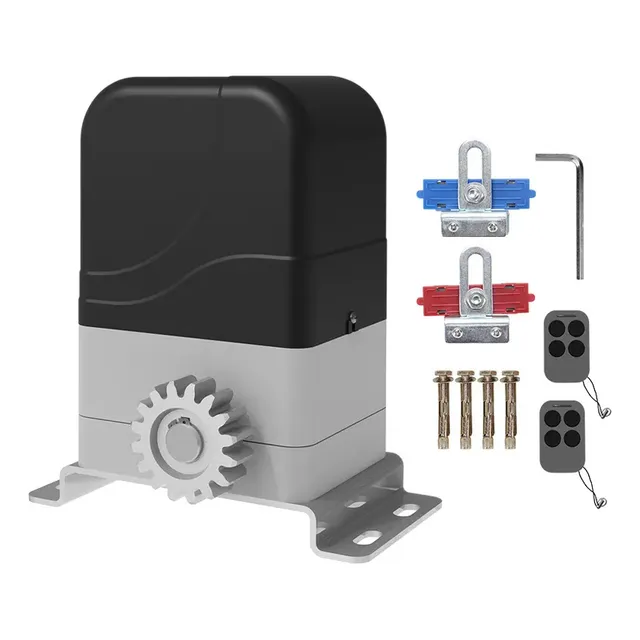 Automatismo Motor Porton 300kg Crem Y Piñon De Acero Ruleman