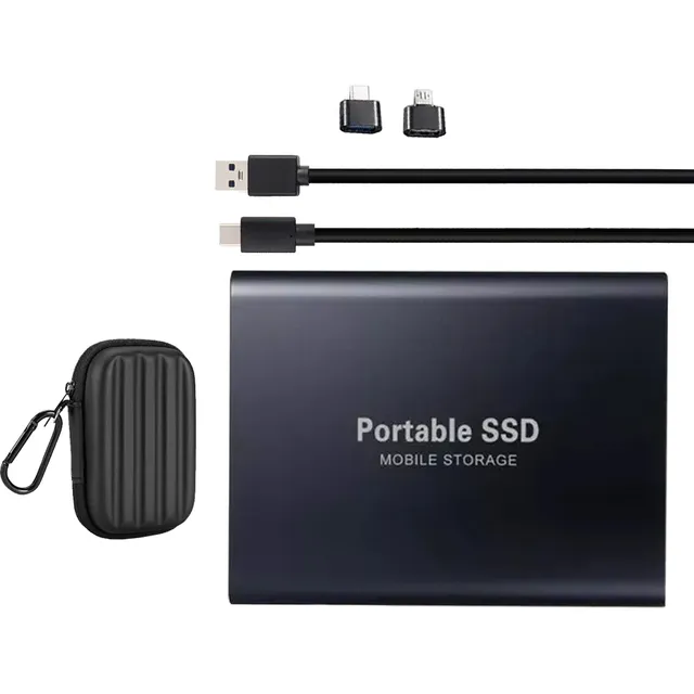 Externo Disco Duro Ssd 2tb 2000gb Sólido Mini Portátil