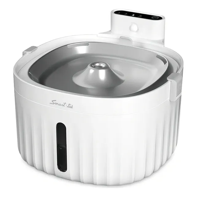 Bebedero Automatico Agua Mascotas Infrarrojo SMART-TEK PW-100 2lts. Con Filtro