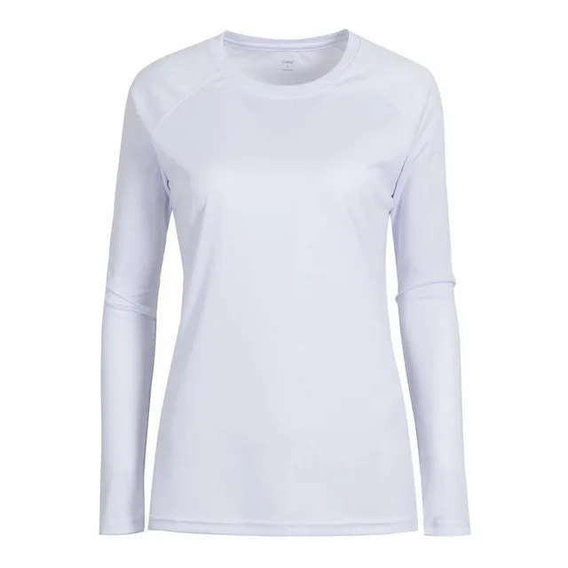 Camiseta Manga Larga Para Dama Cuello Redondo Correr