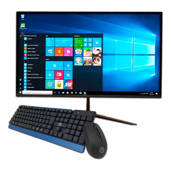 Computador All In One I5/8gb Ram/240gb Ssd/tela 19 Hd /wifi
