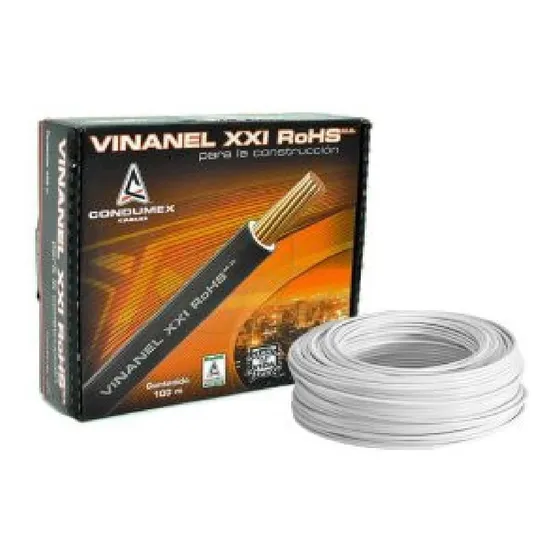 Caja 100 Mts Cable Thwls Cal 2 Condumex Vinanel Awg 600v