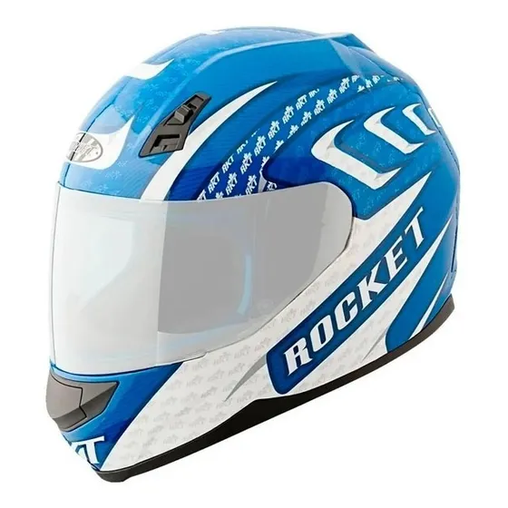 Casco Atomic Joe Rocket Solid Rkt 700 Black - En Fas Motos
