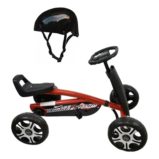Car Kart A Pedal Super Oferta Con Casco De Regalo