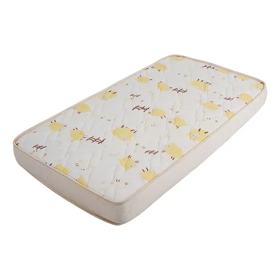 Colchon Cuna Espuma Alta Densidad Fa 130 X 70 X 10 Cms De Alto Diseño Ovejitas