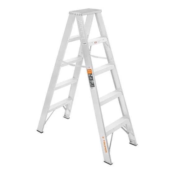 Truper Estd-24 Escalera De Tijera Doble Tipo Ll 4 Escalones