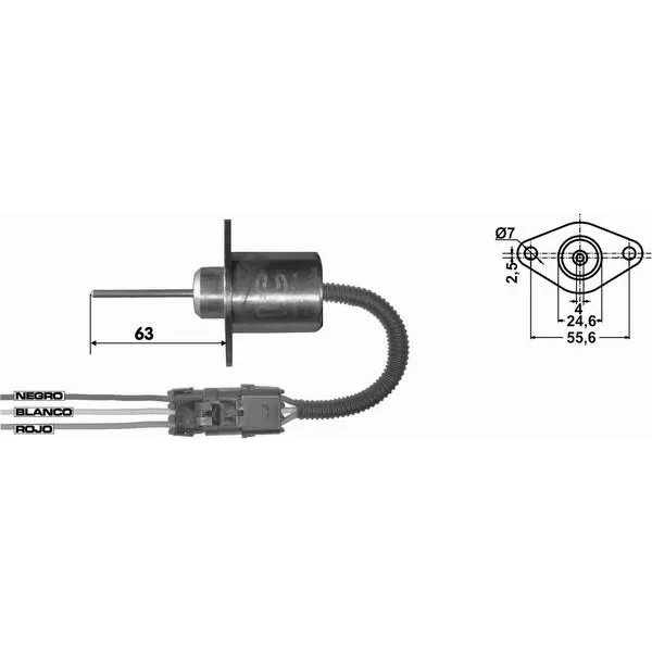 Automatico - Solenoide De Pare Bobcat 12v