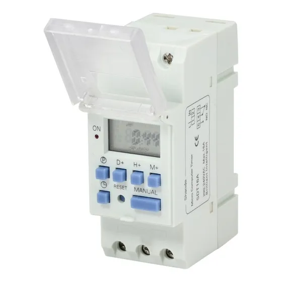 Timer Digital Riel Din 6 Meses Gtia - Electroimporta
