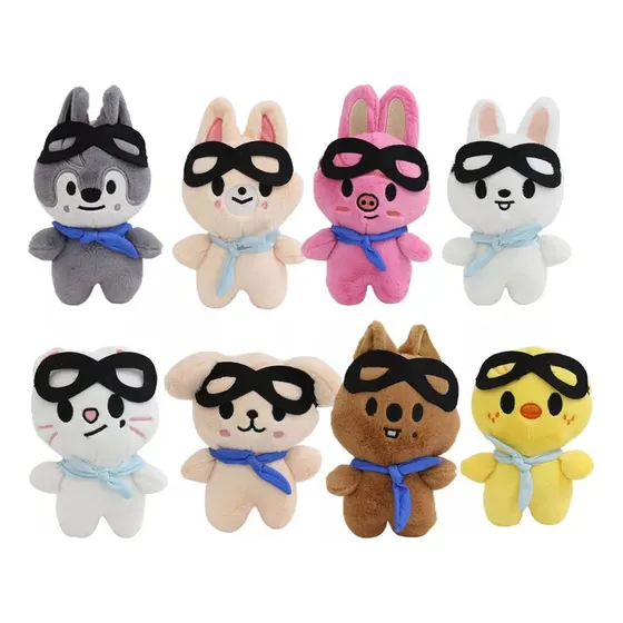 Od Boneca De Pelúcia Fofa Piloto Rosa Porquinho Stray Kids