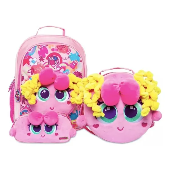 Morral Escolar Ksimerito Con Lonchera Y Cartuchera