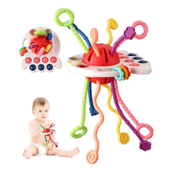 Juguete De Silicona Montessori Sensorial Didactico  