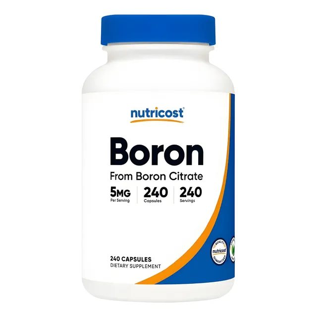 Boron Cápsulas (5 Mg) (240 Cápsulas) - Nutricost