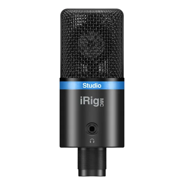 Micrófono De Condensador Irig Mic Studio Bk Ik Multimedia
