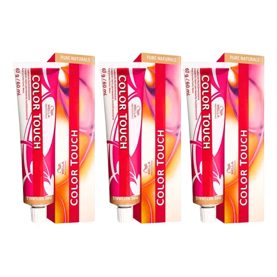 Wella Kit C/ 03 Color Touch  Tonalizante 60g Todas As Cores