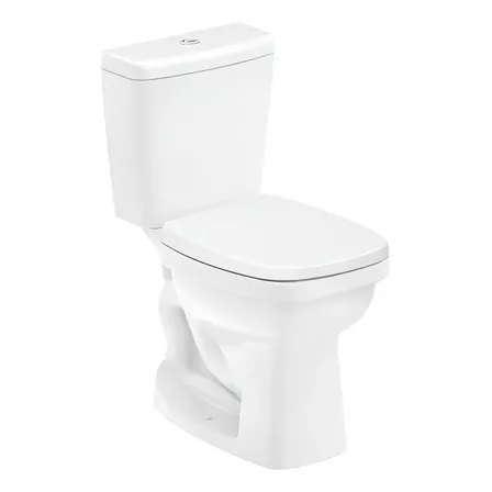 Kit Bacia Sanitária Celite Like Branco Com Caixa Acoplada Co Branco
