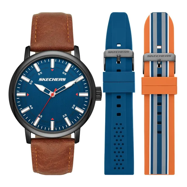 Skechers Juego De Reloj Con Correas Para Hombre