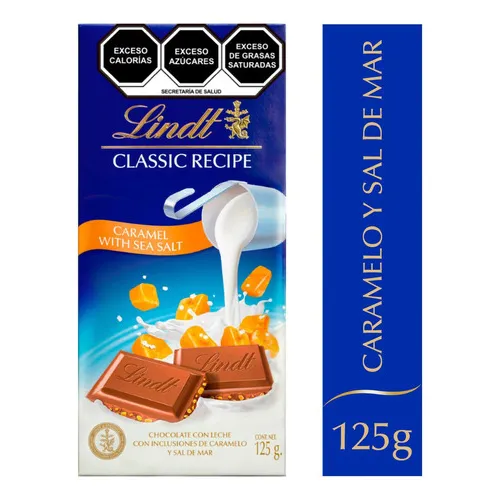 Chocolate Lindt Classic Recipe Caramel 125g